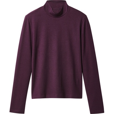 esmara Dámské triko s dlouhými rukávy burgundská – Zboží Mobilmania