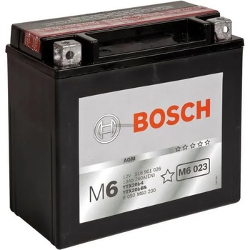 Bosch M6 AGM 12V 18Ah right+ YTX20L-BS 0092M60230