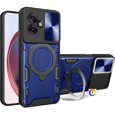 Motorola Moto G55 Удароустойчив CD Texture Sliding /Camshield Magnetic Holder Калъф и Протектор