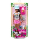 Panenky Barbie Barbie turistka s batohem