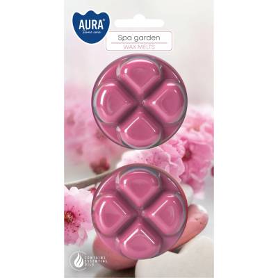 Aura Home Care Spa Garden vonné vosky 2 ks 20 g