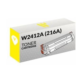 Compatible Тонер касета 216A - Yellow - W2412A, Зa COLOR LASERJET PRO M155 / MFP M182nw / M183fw, До 850 страници, Жълт, 100HPW2412A