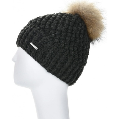 Rino Pelle TMAVĚ ŠEDÝ S KOŽEŠINOVOU BAMBULÍ