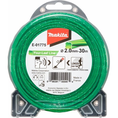 Makita struna nylonová 2,0mm, zelená, 30m, speciální pro aku stroje = old 197473-7