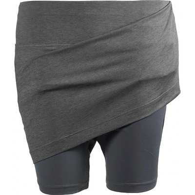 Skhoop Mia Knee Skort sukňa tmavě šedá