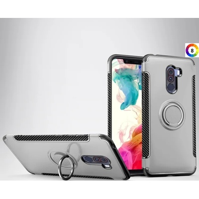 Xiaomi Pocophone F1 Удароустойчив Ring Holder Калъф и Протектор