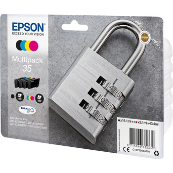 Epson Комплект 4 глави за Epson WorkForce Pro WF-4720 Series - Ink - /35/ / C13T35864010 - BK/C/M/Y - Multipack - PN C13T35864010 (C13T35864010)