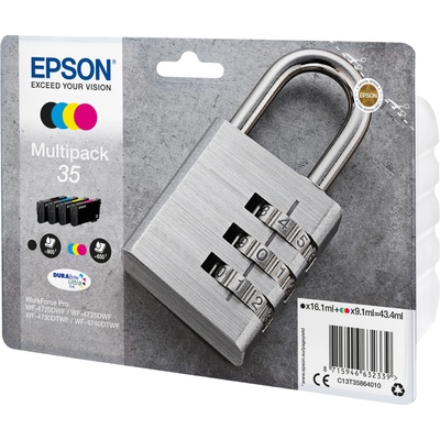 Epson Комплект 4 глави за Epson WorkForce Pro WF-4720 Series - Ink - /35/ / C13T35864010 - BK/C/M/Y - Multipack - PN C13T35864010 (C13T35864010)