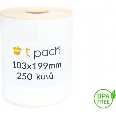 T-Pack ETE10319901 Termální etikety 103 x 199 mm 250 ks
