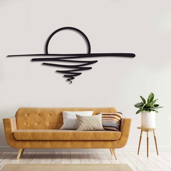 Image 1 of Decono Метална Декорация Абстрактен Залез