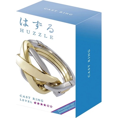 Hanayama Метален логически пъзел Hanayama - Cast Puzzle Ring Huzzle (515051)