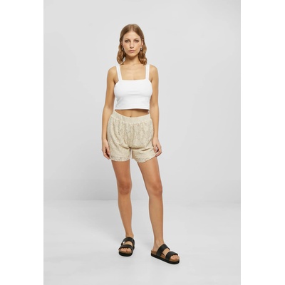 Urban Classics Дамски къси дантелени панталони в цвят екрю Urban Classics Ladies ShortsUB-TB2594-03680 - Екрю, размер 3XL