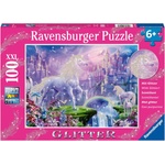 Ravensburger Пъзел с брокат Ravensburger от 100 XXL части - Царството на еднорозите (12907) - ozone