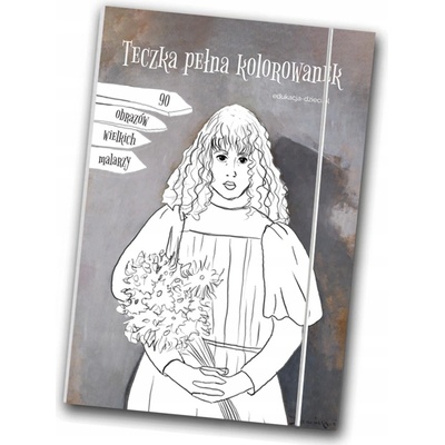 Omaľovánka s nálepkami v kufríku 90 obrázkov 120 g