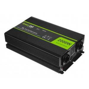 Green Cell Инвертор green cell 24v/2000w чиста синусоида (inv20)