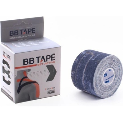 BB Tape Kineziologický tejp jeans 5 m x 5 cm
