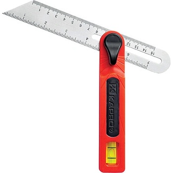 Uholník KAPRO® 301, nastaviteľný, s libelou