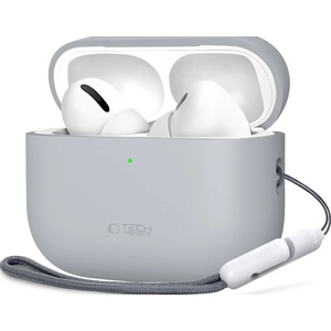Tech-protect Силиконов калъф Apple AirPods Pro 3 сив молив