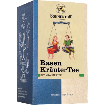 SONNENTOR Био чай Basen Kräuter - Чаени торбички, 18 броя