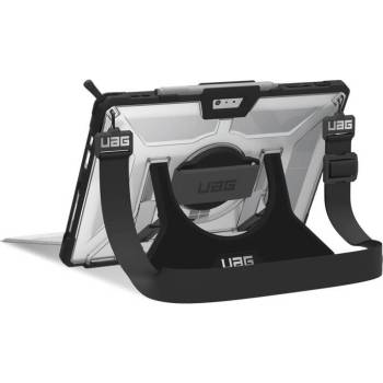 Urban Armor Gear Gear Plasma Case - удароустойчив хибриден кейс от най-висок клас за Microsoft Surface Pro 4 и Surface Pro (2017) (прозрачен-черен)