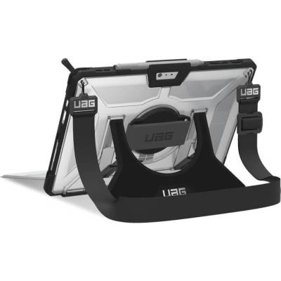 Urban Armor Gear Gear Plasma Case - удароустойчив хибриден кейс от най-висок клас за Microsoft Surface Pro 4 и Surface Pro (2017) (прозрачен-черен)