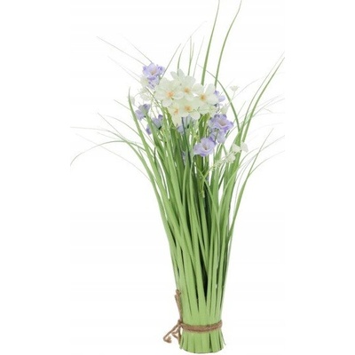 UMĚLÁ ROSTLINA S TRÁVOU PLAST 60 CM 7X7 CM ZELENÁ
