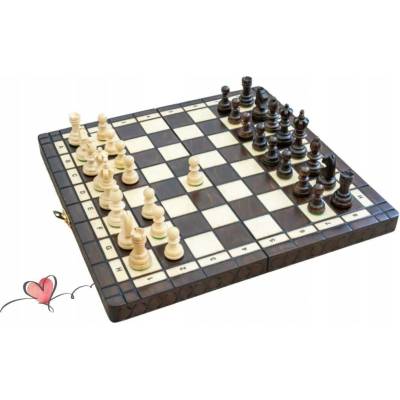 OLYMPIJSKÉ ŠACHY 345X345 Dřevěné šachy Sunrise Chess & Games
