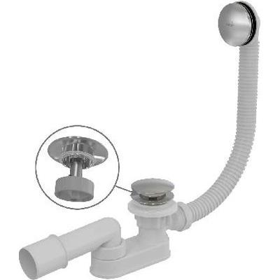 Alcadrain Sifon vanový CLICK/CLACK, kov délka 570mm A507CKM (A507CKM) – Zboží Dáma