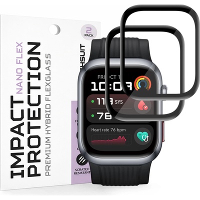 Techsuit Протектор за Huawei Watch D2 - Nano Flex (2 pack) - Techsuit - Черен