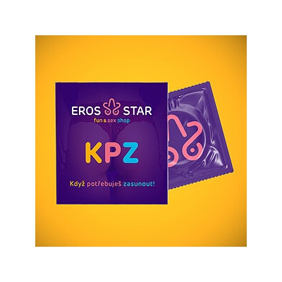 ErosStar KPZ lubrikačný gél 5 ml s kondómom