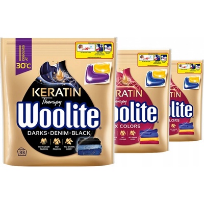 Woolite Kapsle na praní Color + Black 3 x 33 PD