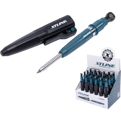 XTLINE Mechanická truhlářská tužka s magnetem, pouzdrem a ořezávátkem 155 mm (1bal/24ks) - XT130350 – Zboží Mobilmania
