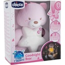 Chicco Goodnight bear svítící medvídek růžový