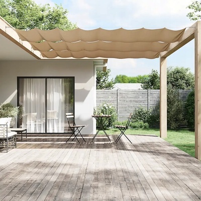Petrashop Vertikální markýza taupe 140 x 800 cm oxfordská látka Hnědošedá
