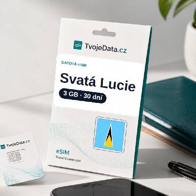 eSIM Svatá Lucie 3 GB / 29 dní - Svatá Lucie P192ET9VH