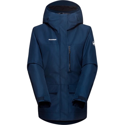 Mammut Дамско ски яке Mammut Women's Fall Line Hardshell Thermo Hooded Jacket Ski jacket - Marine (104-4944-0214)