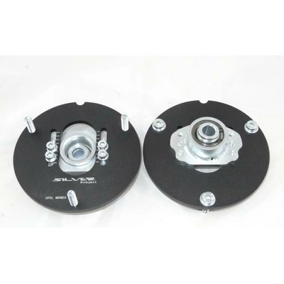 Silver Project Přední horní uložení tlumičů (Pillowball Top Mounts) Silver Project Opel Monza (82-86) - verze pro stavitelný podvozek