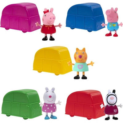 TM Toys Prasiatko Peppa autá s prekvapením