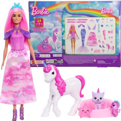 Mattel Barbie Rozprávkový Adventný kalendár 2025