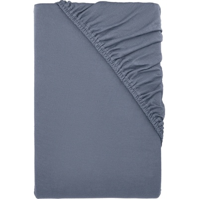 LIVARNO Žerzejové napínací prostěradlo tmavě modré 90-100x200 – Zboží Mobilmania