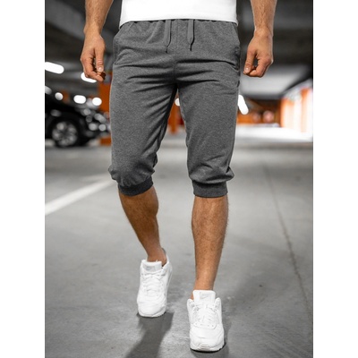 Bolf Grafitové teplákové baggy K10002