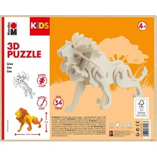 Marabu 3D puzzle „lev“ 34ks