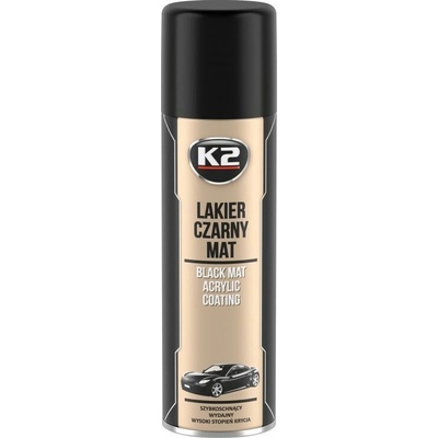 K2 FARBA NA DISKY 500ml - Čierna MATT