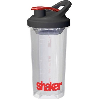 Elite šejker 700 ml transparentný/červený