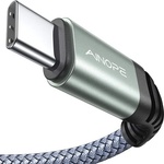 UGREEN Ainope usb c към usb c кабел, Кабел за бързо зареждане найлонова оплетка -100 см