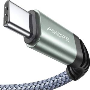 UGREEN Ainope usb c към usb c кабел, Кабел за бързо зареждане найлонова оплетка -100 см