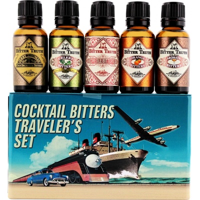 The Bitter Truth Cocktail Bitters Traveler's Miniset 5 x0 02 l (set)