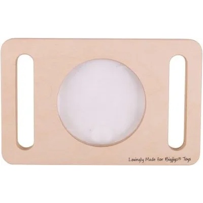 Bigjigs Toys Дървена лупа с две дръжки (bje0023)