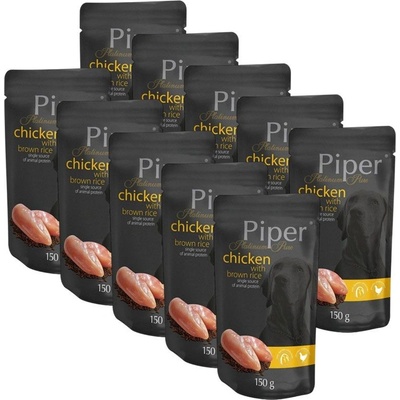 Piper Platinum Pure Adult morka a zemiaky 10 x 150 g