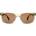 Ted Baker Слънчеви очила Ted Baker Men's Bak Reef UV Protection Rectangle Sunglasses - Crystal Khaki